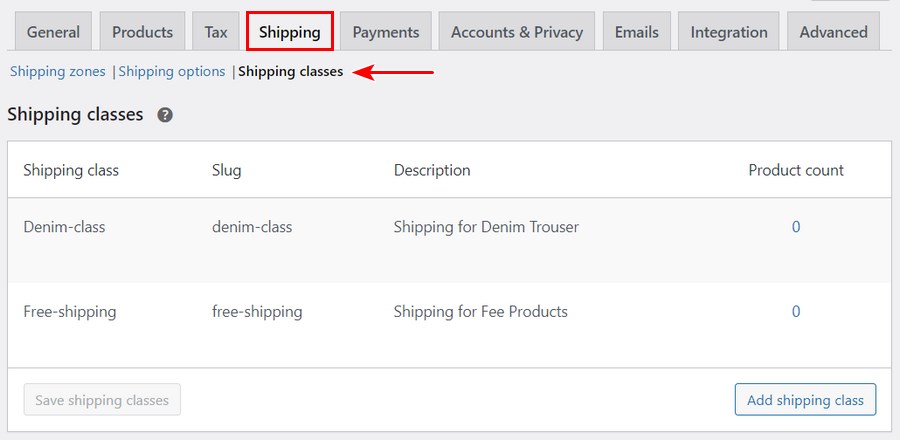 WooCommerce Free Shipping: How To Offer Free Shipping in Your Store WooCommerce shipping classes