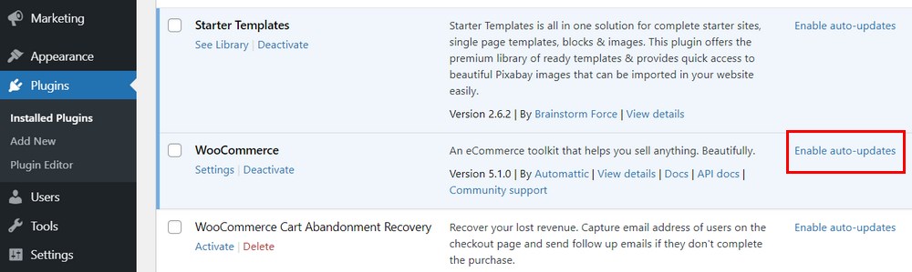 How To Properly Update WooCommerce the Right Way WordPress disable auto update