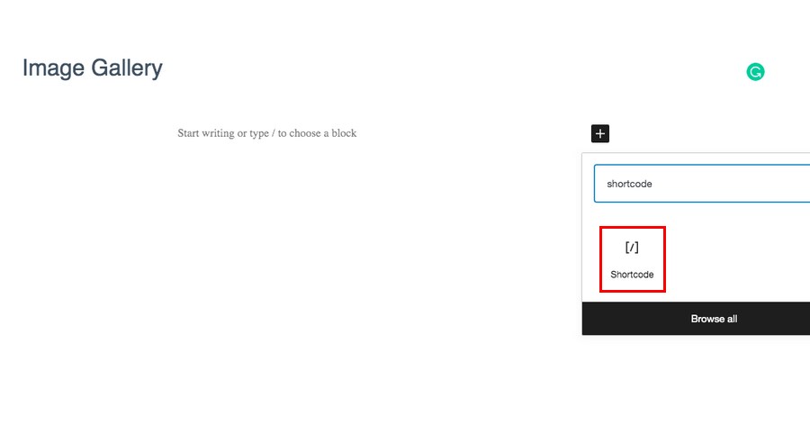 How To Add an Image Gallery in WordPress - Step by Step Guide WordPress post add shortcode