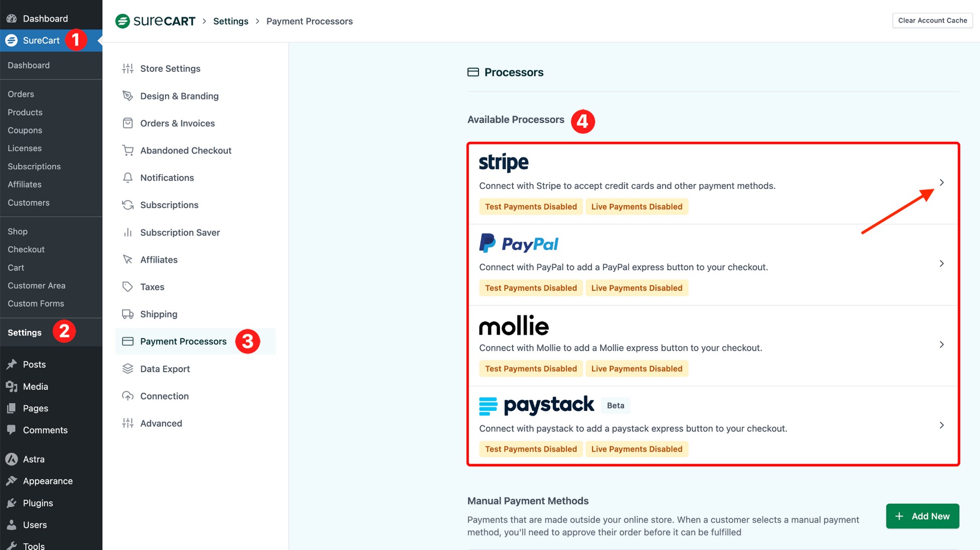 Unlock Revenue: Accept Payments on Your WordPress Site the Right Way access surecart payment processor