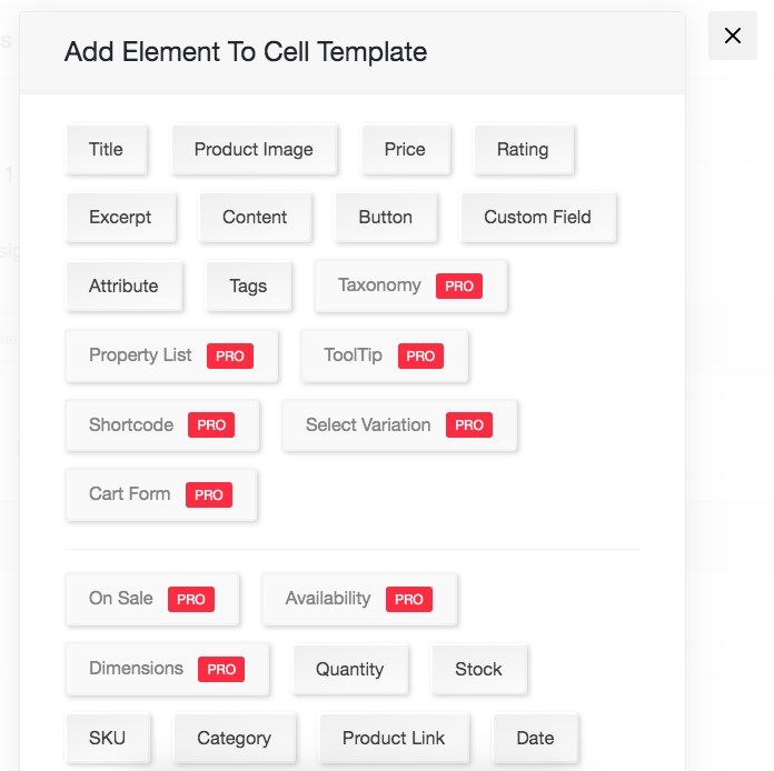 The Best 9+ Plugins To Manage WooCommerce Product Tables add element to cell template