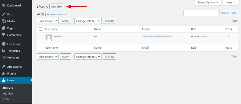 WordPress Blog Design: How To Design a Beautiful Blog Section add users in the WordPress