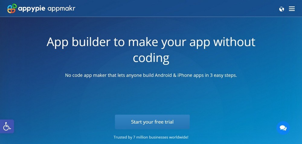 Convert WooCommerce to a Mobile App the Easy Way With Appmysite appypie homepage