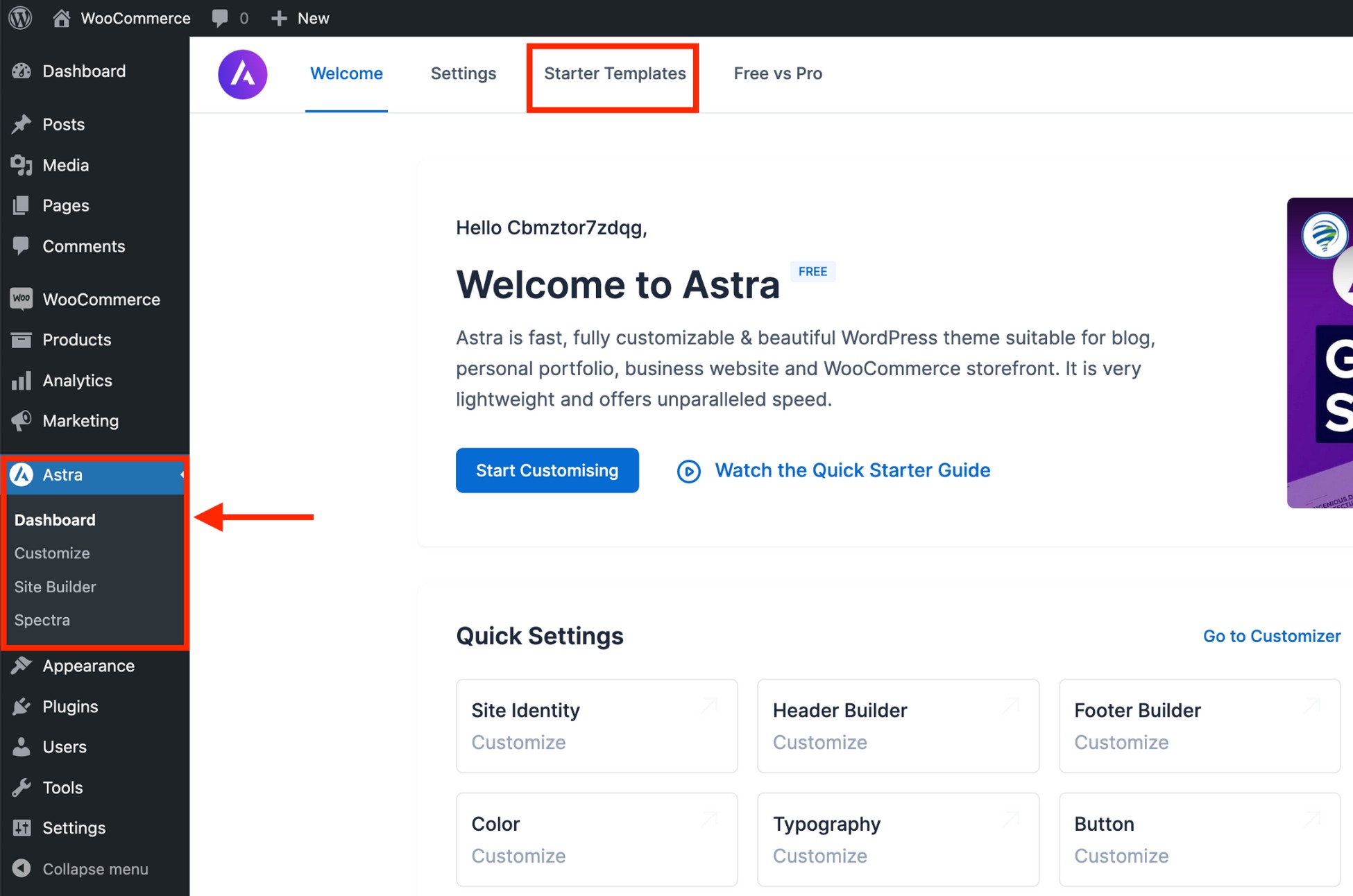 Hands-free Profit: Create a Dropshipping Store in 6 Steps astra starter templates