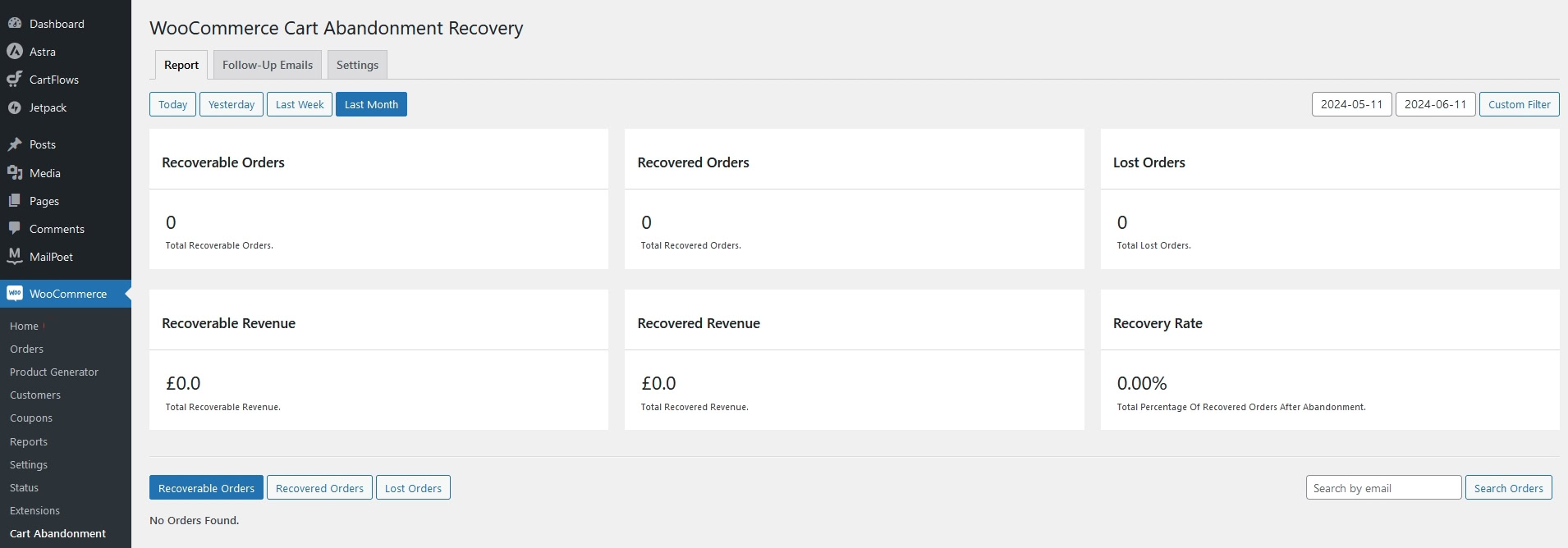 Abandoned Cart Recovery: The Next Best Thing to Free Money! Cart recovery reports