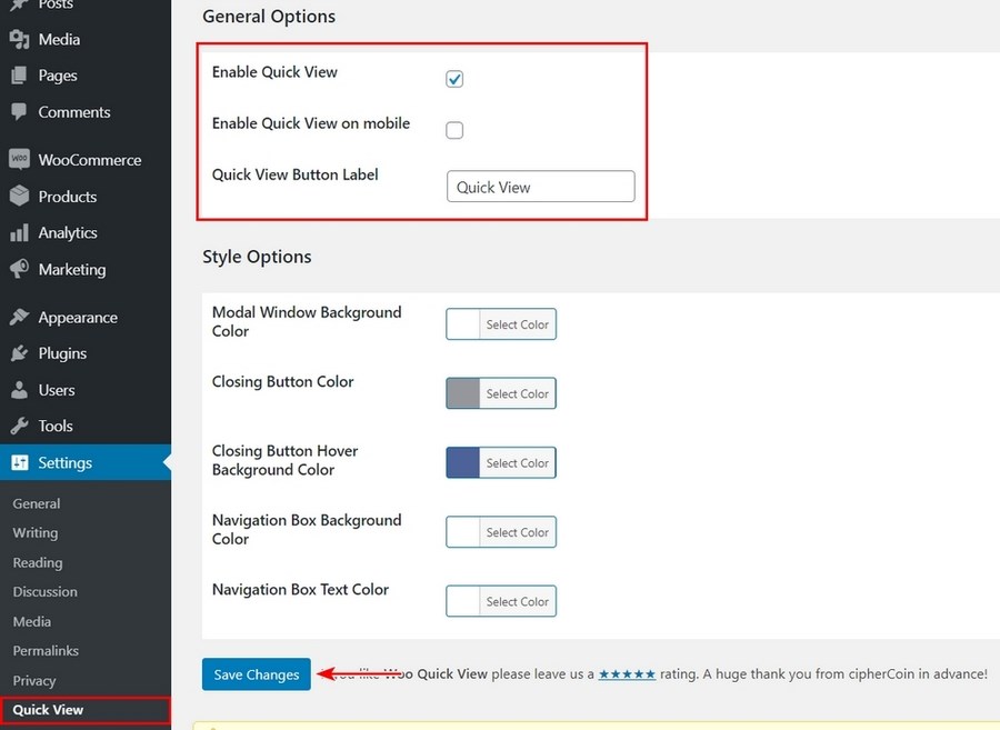11 Best WooCommerce Quick View Plugins and Guide enable quick view option