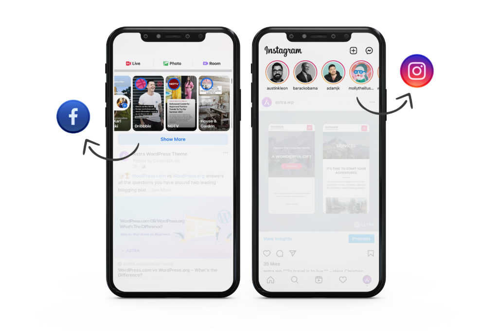 Web Stories: A Modern Format To Showcase Your Content! Stories on Facebook and Instagram accounts