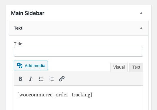 WooCommerce Shortcodes: Products, Carts, Categories and Other Useful Shortcodes shortcode in Widget