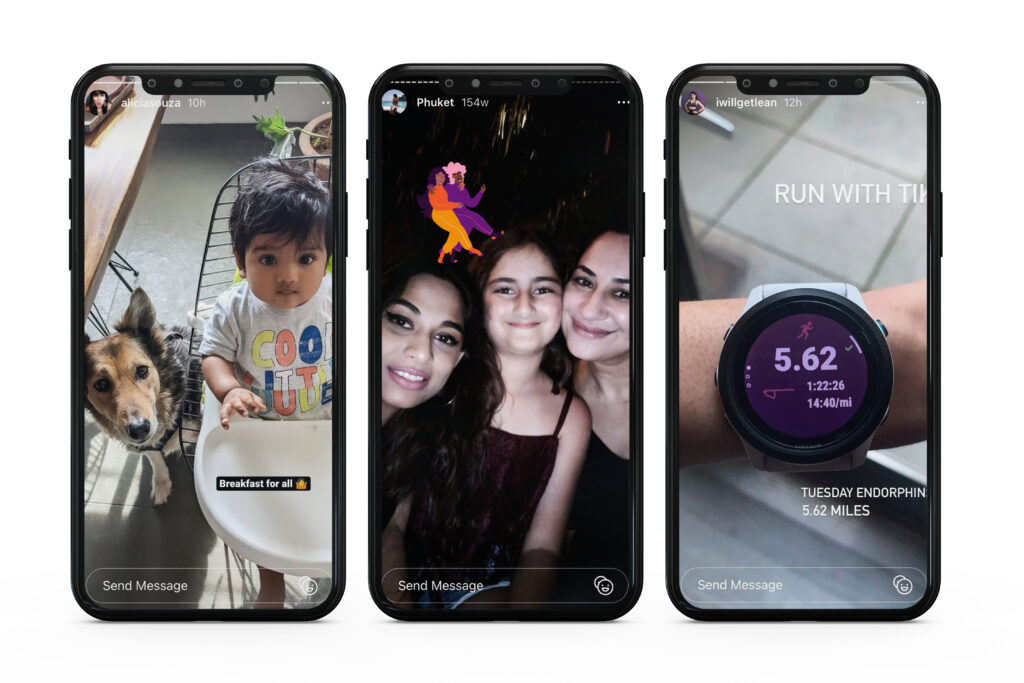 Web Stories: A Modern Format To Showcase Your Content! Stories preview on Facebook and Instagram accounts