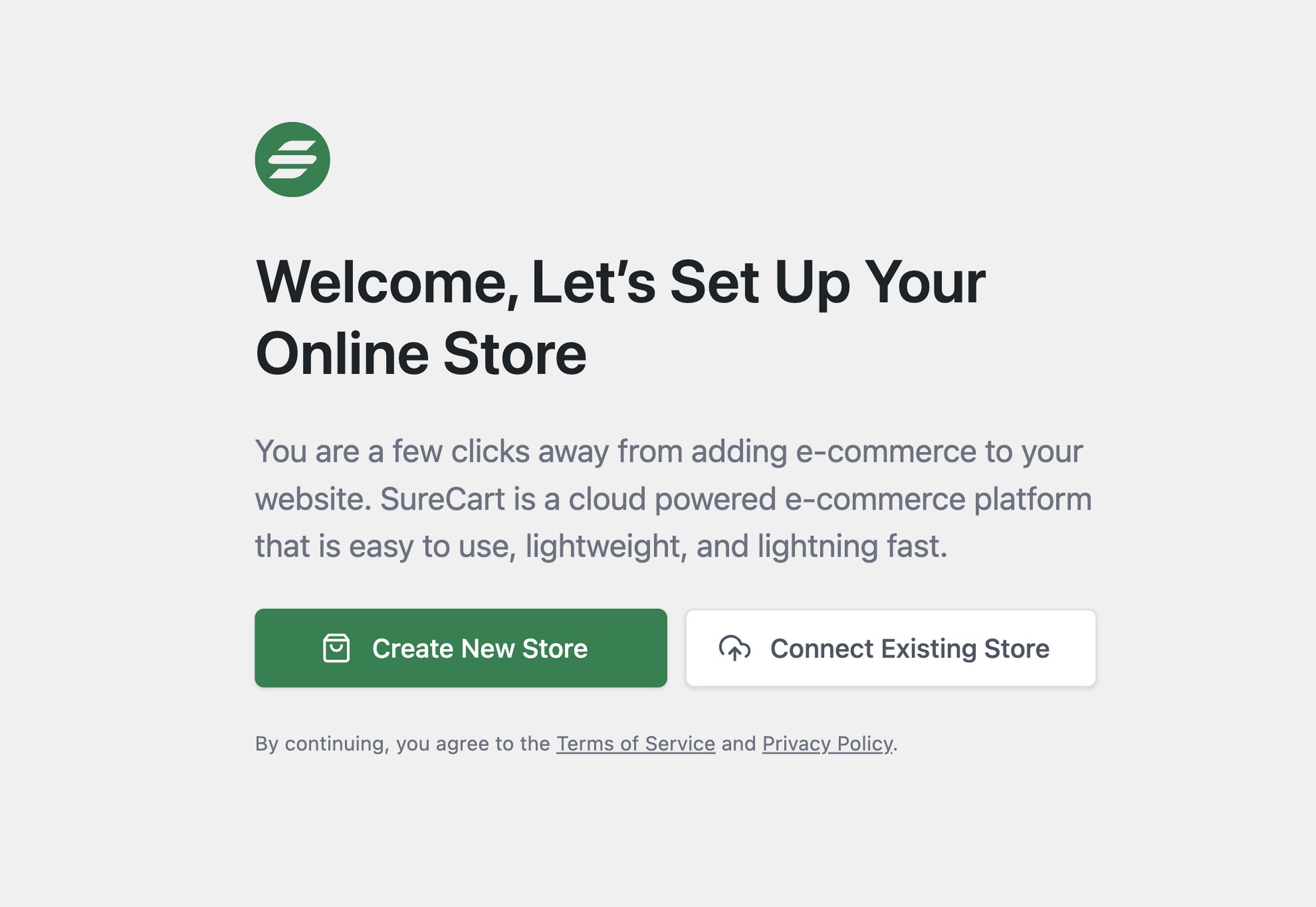 Unlock Revenue: Accept Payments on Your WordPress Site the Right Way surecart wizard: create new store