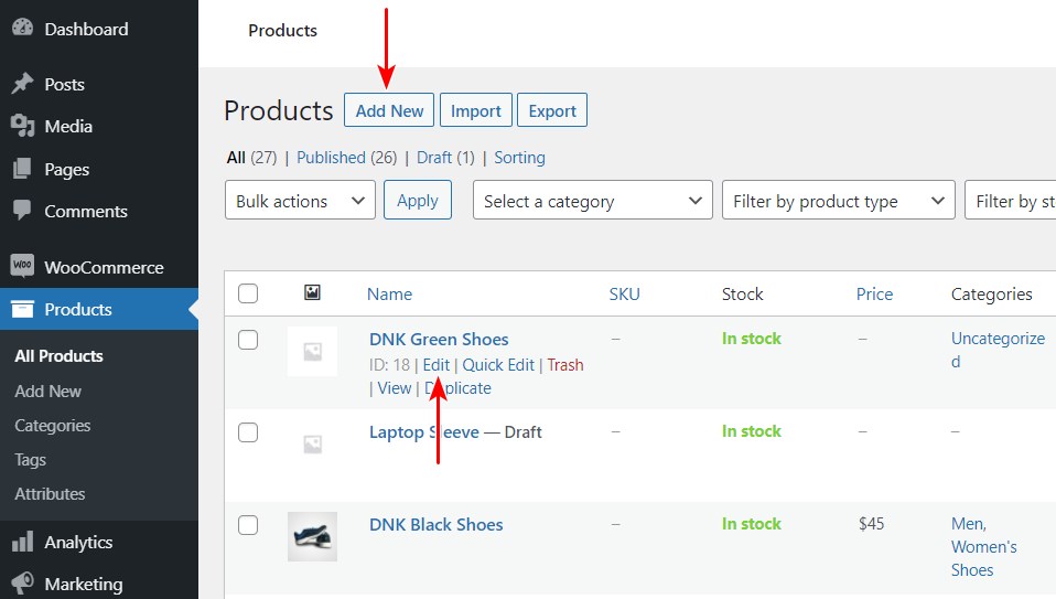 WooCommerce Product Variations: Your Complete Guide To Variable Products Add new product in WooCommerce