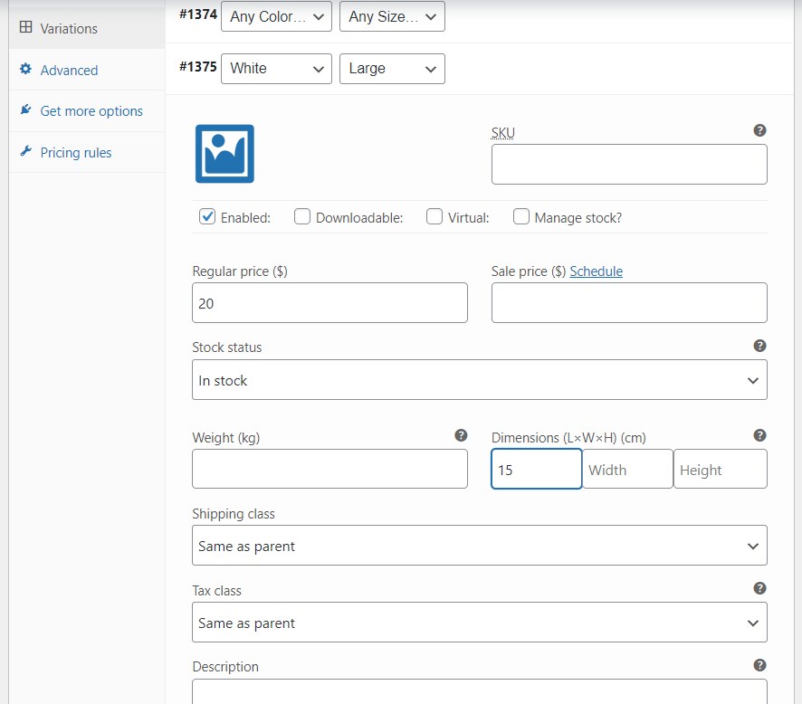 WooCommerce Product Variations: Your Complete Guide To Variable Products Edit product variations