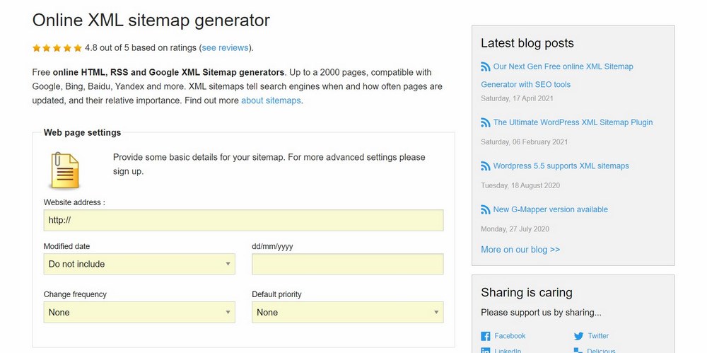 WordPress Sitemap: How To Create + 7 Best Plugins Online Sitemap Generator