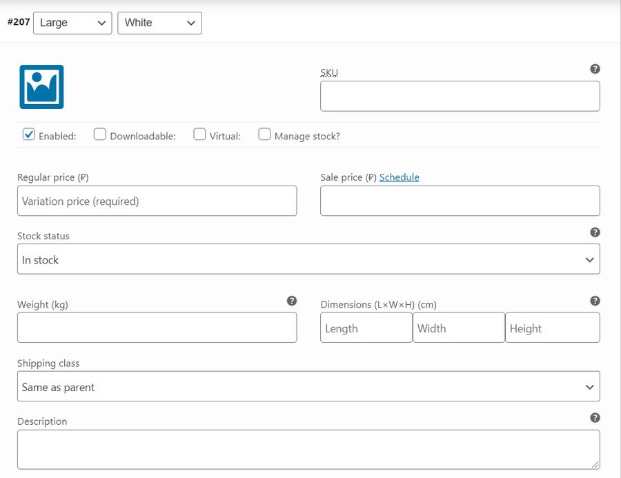 WooCommerce Product Variations: Your Complete Guide To Variable Products Product variation settings