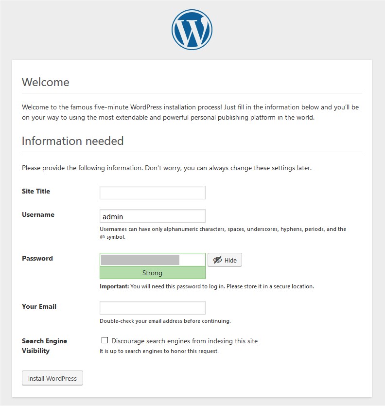 How To Install WordPress: Via cPanel, Manually or Locally Run WordPress installation