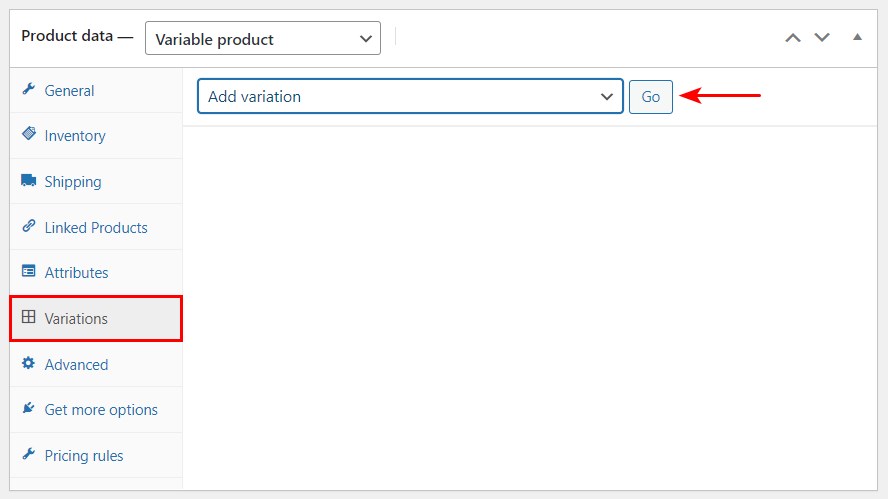 WooCommerce Product Variations: Your Complete Guide To Variable Products Set variations to the product