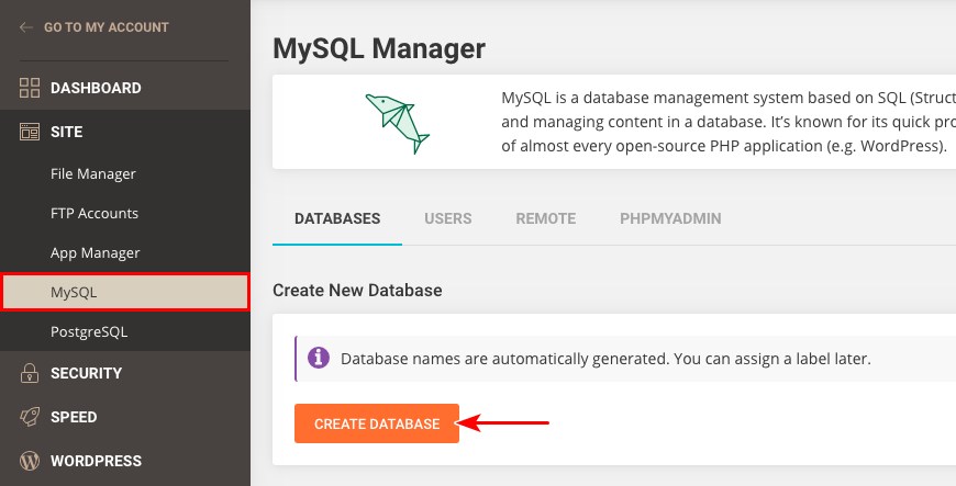 How To Install WordPress: Via cPanel, Manually or Locally SiteGround MySQL database