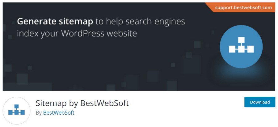 WordPress Sitemap: How To Create + 7 Best Plugins Sitemap by BestWebSoft WordPress plugin
