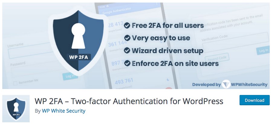 How To Enable Two Factor Authentication in WordPress (With a Free Plugin) WP 2FA WordPress plugin