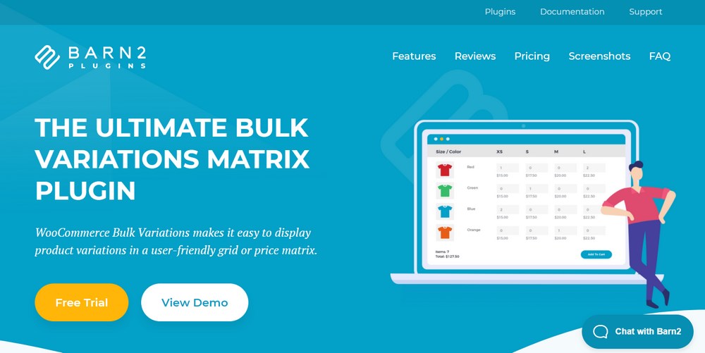 WooCommerce Product Variations: Your Complete Guide To Variable Products WooCommerce Bulk Variations by Barn 2