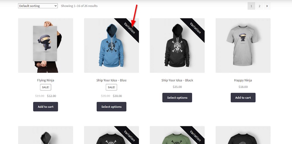 WooCommerce Product Variations: Your Complete Guide To Variable Products WooCommerce Show Single Variations plugin results