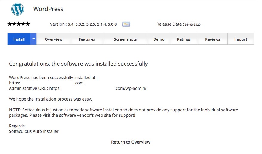How To Install WordPress: Via cPanel, Manually or Locally WordPress installation complete using cPanel