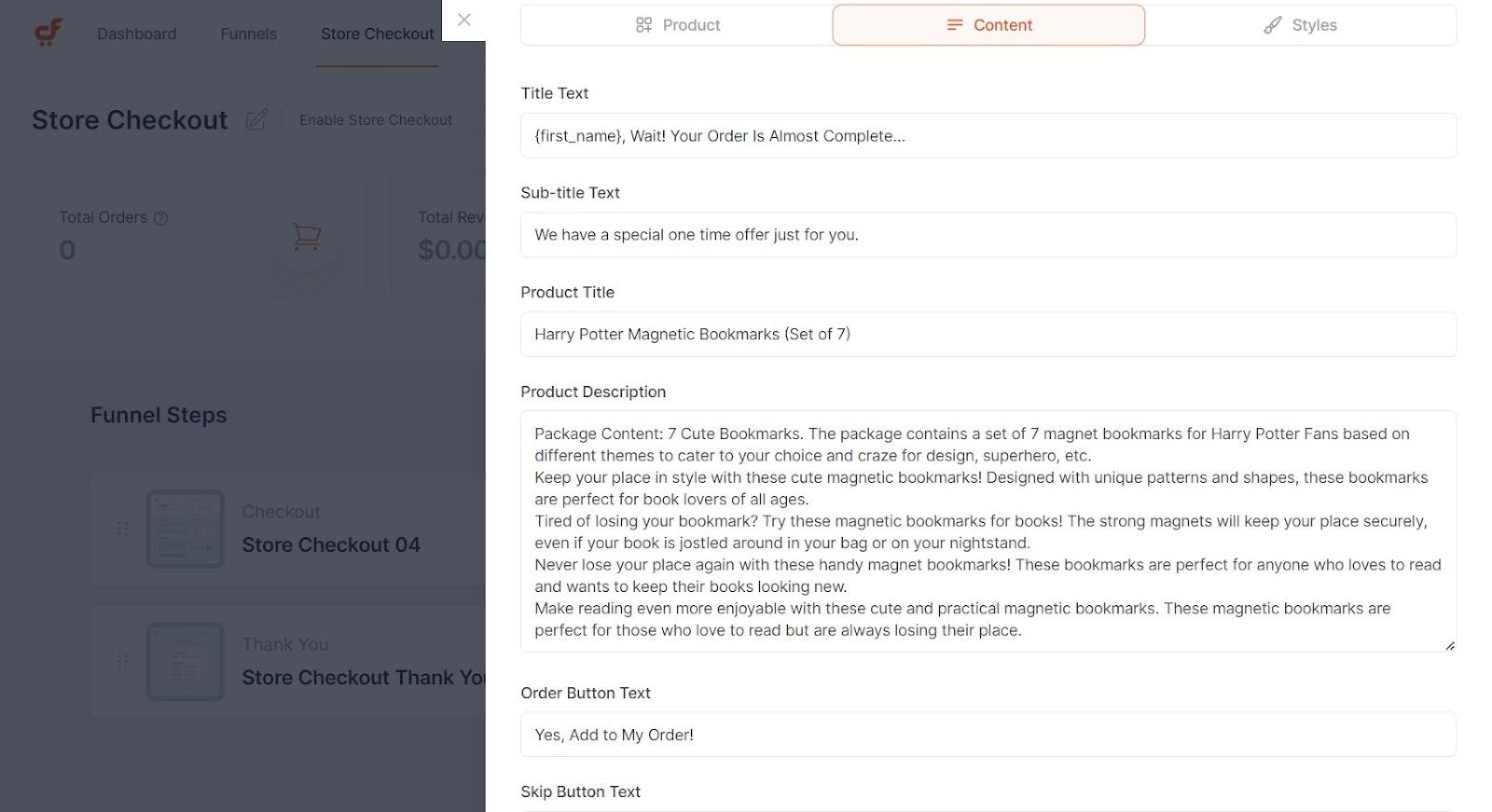 How To Customize the WooCommerce Checkout Page add-content-for-product