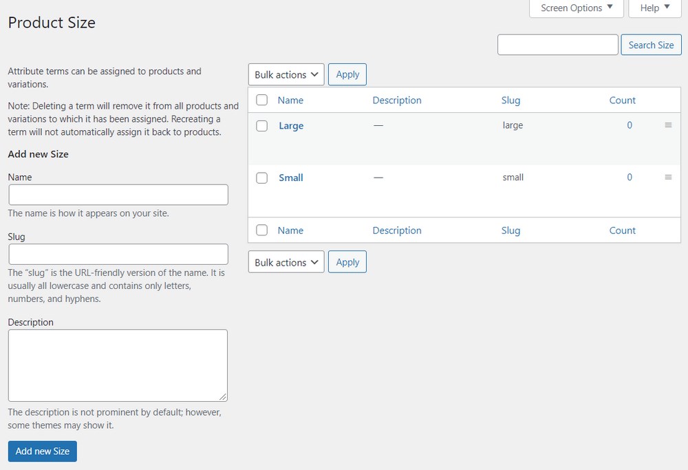 WooCommerce Product Variations: Your Complete Guide To Variable Products add new attribute terms