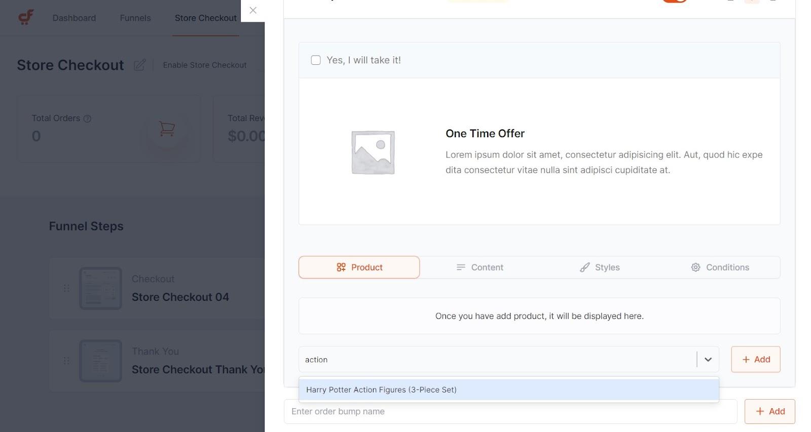 How To Customize the WooCommerce Checkout Page add-order-bump-product
