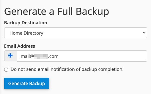 How To Use cPanel: The Complete Step by Step Guide for Beginners cPanel WordPress backup settings 3