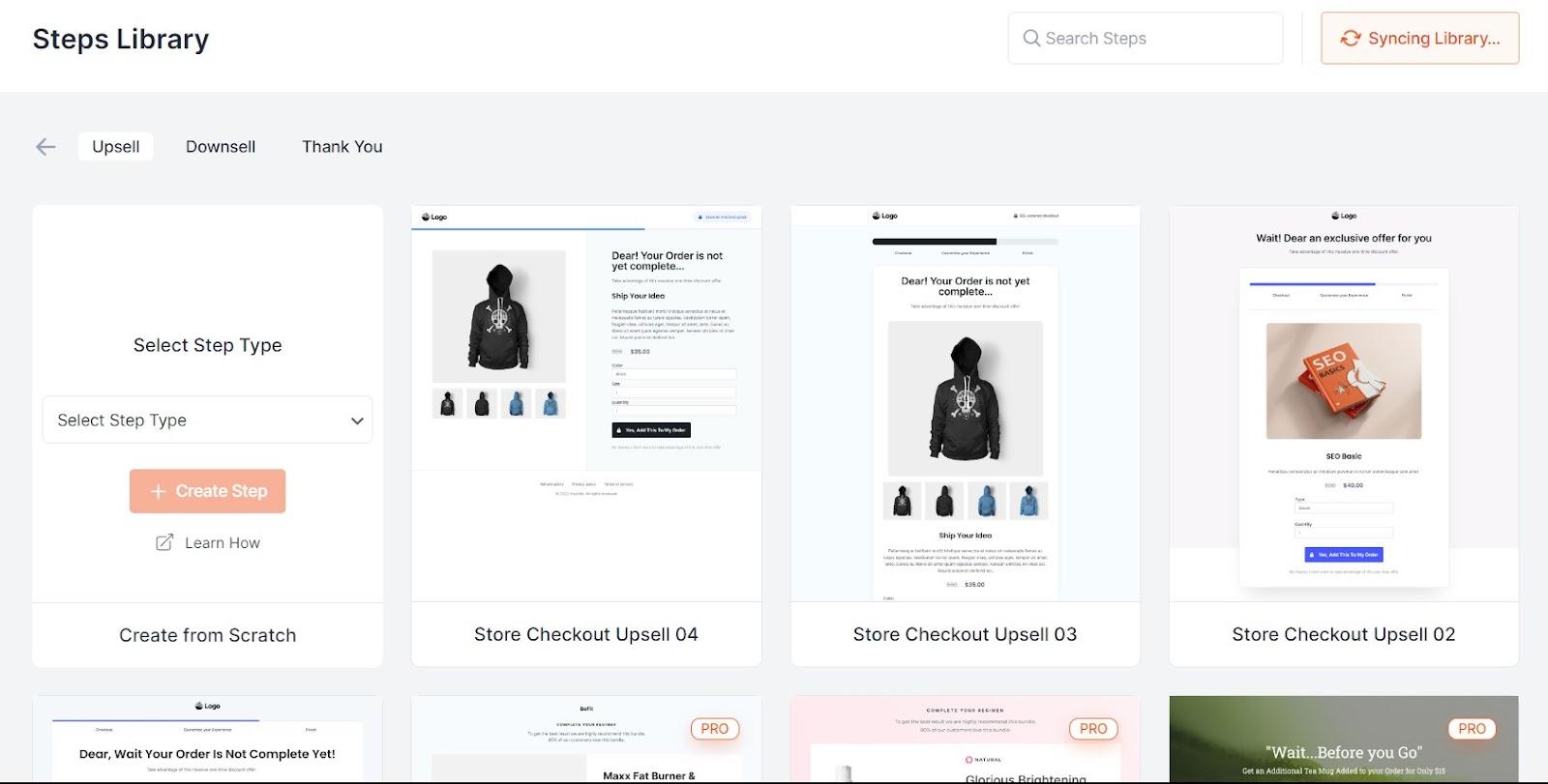How To Customize the WooCommerce Checkout Page choosing-an-upsell-template