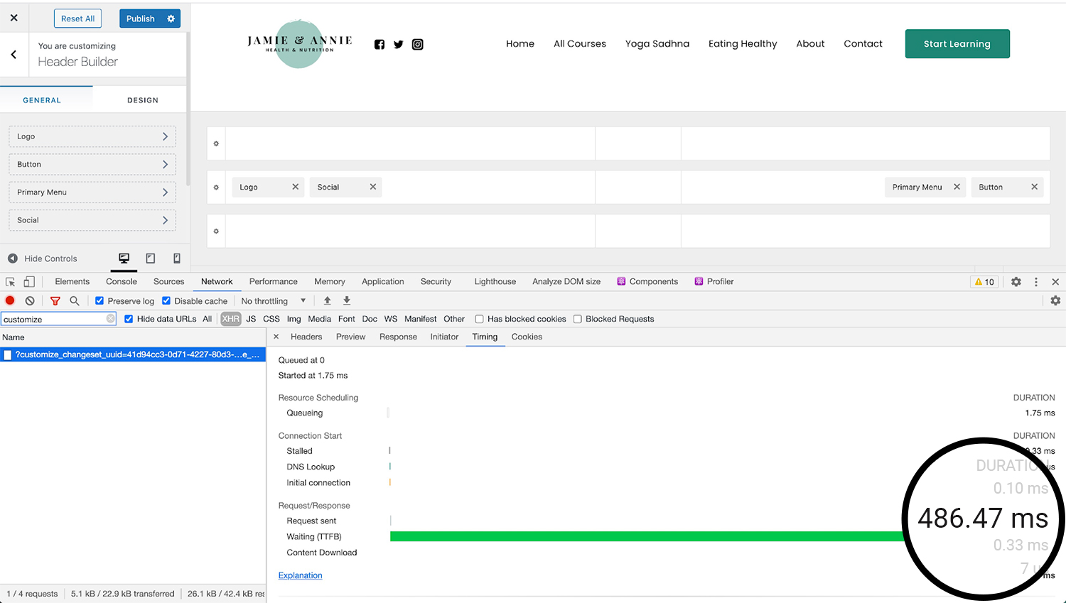 Introducing Astra 3.3 - Fast Gets Even Faster! Customizer speed before Astra 3.3