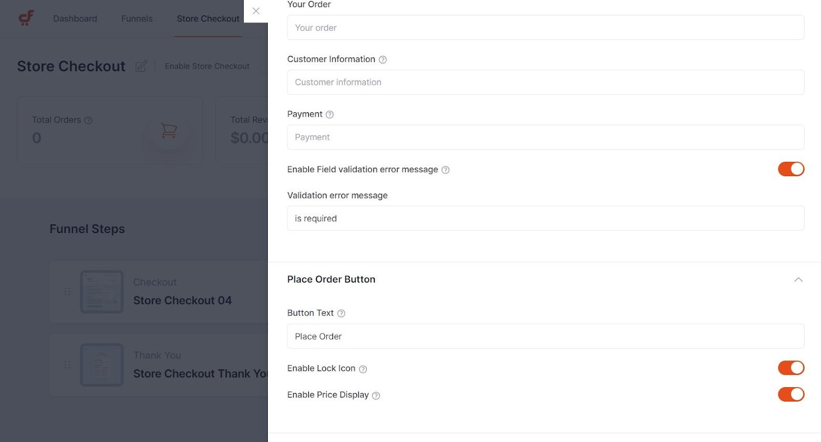 How To Customize the WooCommerce Checkout Page customizing-place-order-button-settings