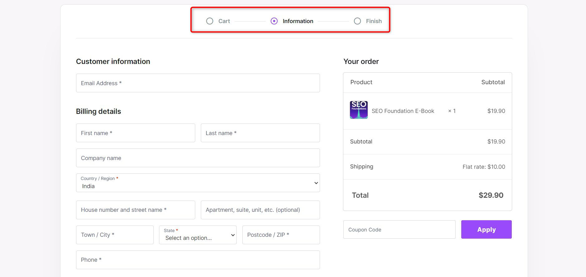 How To Customize the WooCommerce Checkout Page multi-step-checkout
