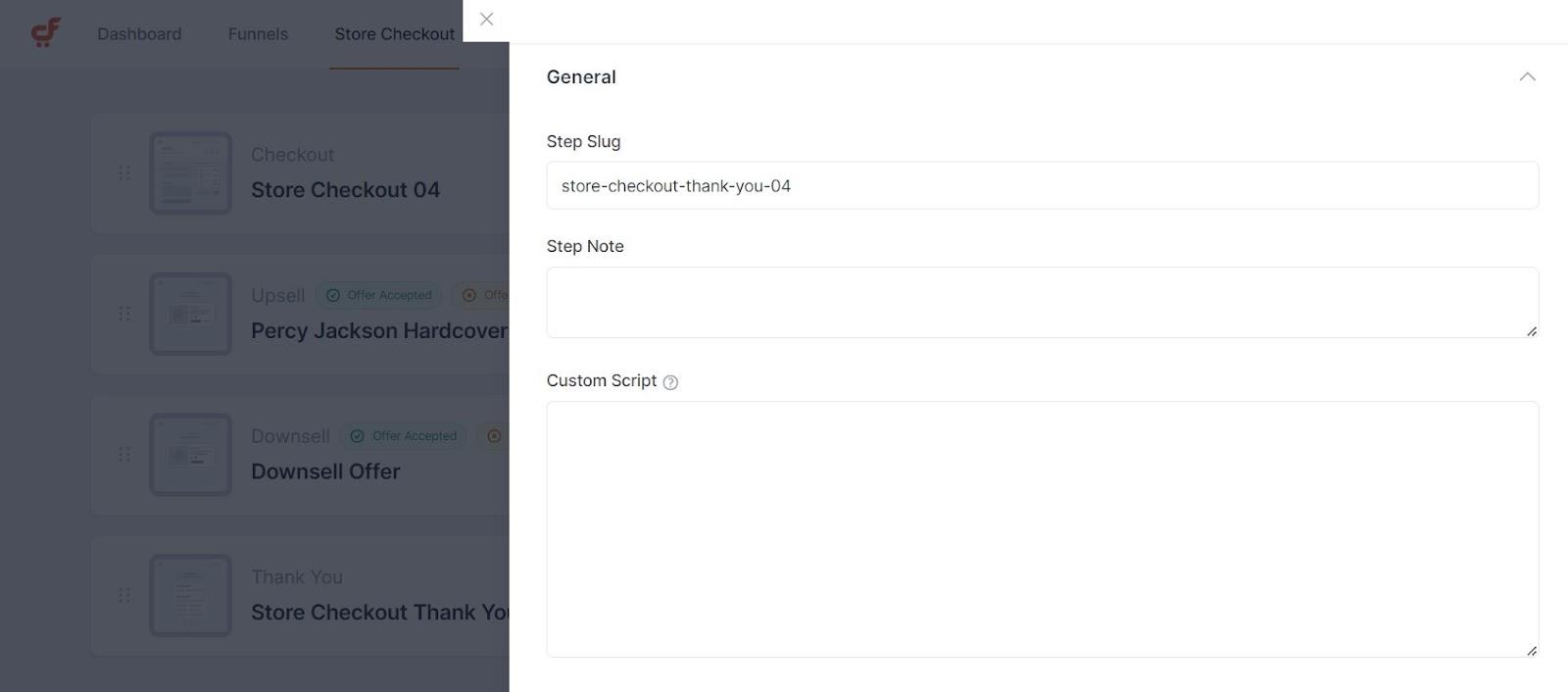 How To Customize the WooCommerce Checkout Page slug-settings-for-the-thank-you-page