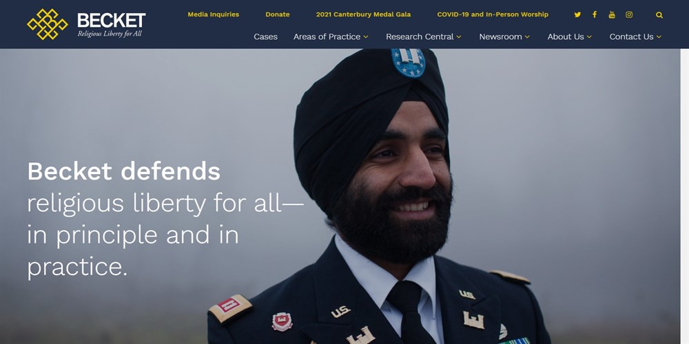 26 Best Law Firm Website Design Examples + Free Templates Becket law site example
