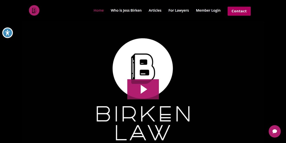 26 Best Law Firm Website Design Examples + Free Templates Birken Law Office homepage