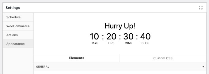 Scarcity Sells – 20 Best WordPress Countdown Timer Plugins To Boost Sales Campaign appearance setting
