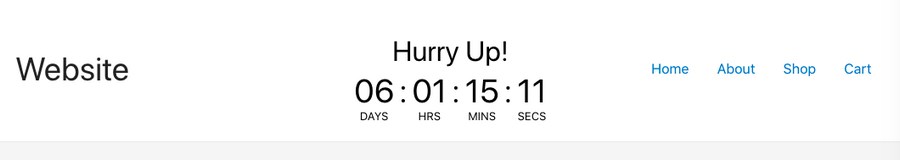 Scarcity Sells – 20 Best WordPress Countdown Timer Plugins To Boost Sales Campaign front end result