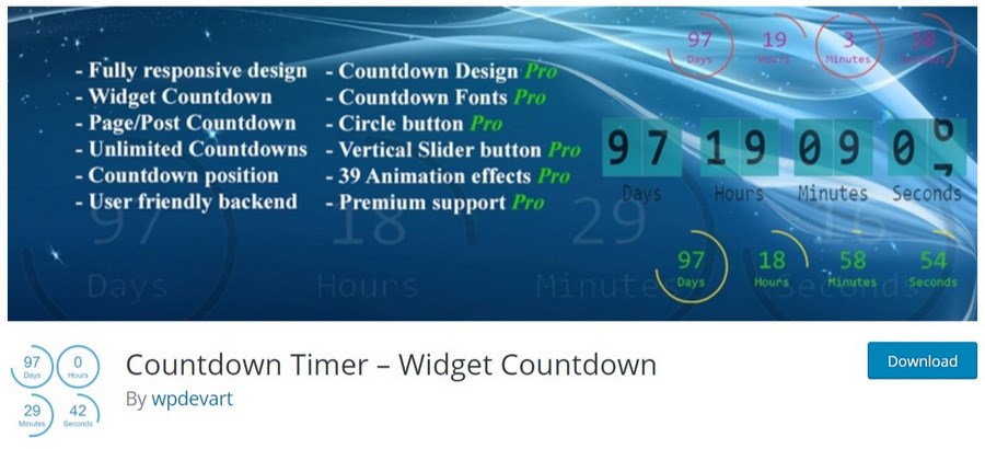 Scarcity Sells – 20 Best WordPress Countdown Timer Plugins To Boost Sales Countdown Timer WordPress plugin