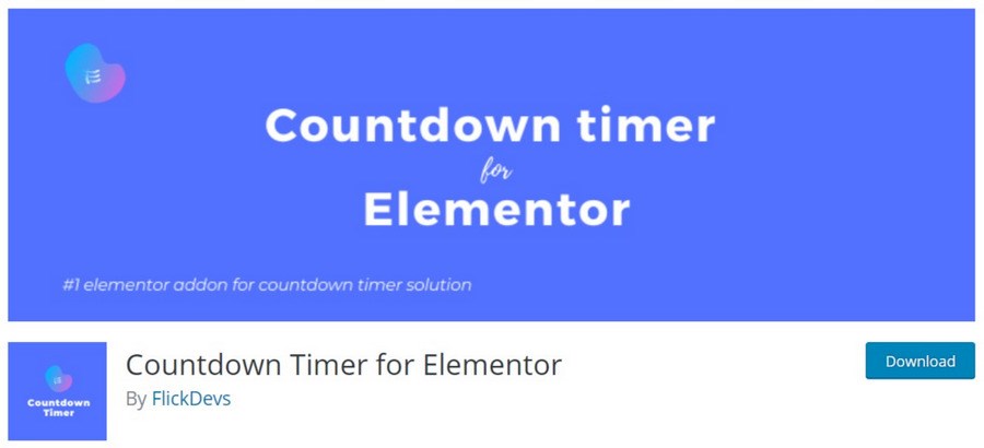 Scarcity Sells – 20 Best WordPress Countdown Timer Plugins To Boost Sales Countdown Timer for Elementor WordPress plugin