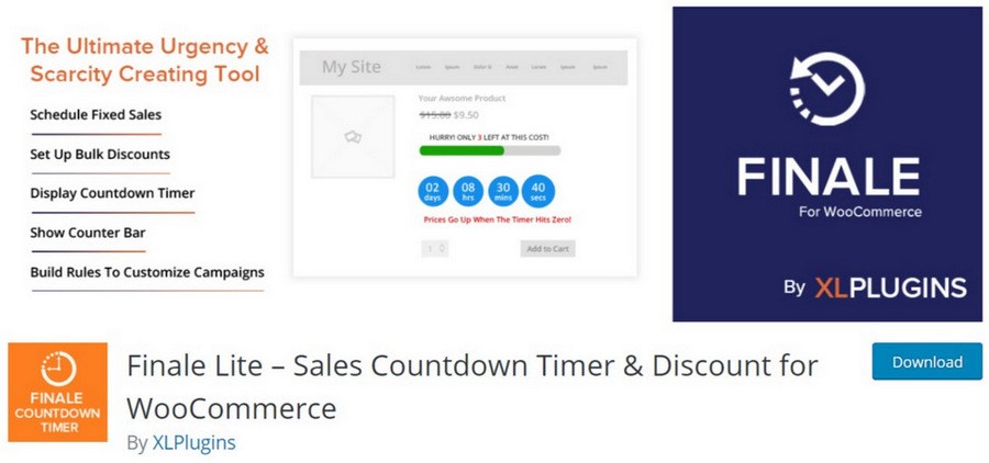 Scarcity Sells – 20 Best WordPress Countdown Timer Plugins To Boost Sales Finale Lite WordPress plugin