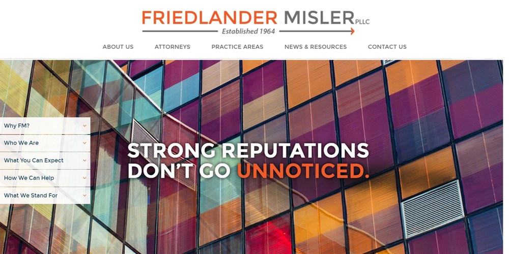 26 Best Law Firm Website Design Examples + Free Templates Friedlander Mislersite
