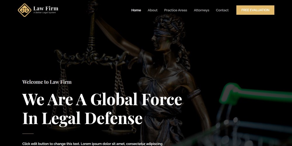 26 Best Law Firm Website Design Examples + Free Templates Law Firm Astra Template