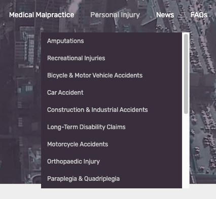26 Best Law Firm Website Design Examples + Free Templates Law firm mega menu