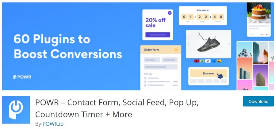 Scarcity Sells – 20 Best WordPress Countdown Timer Plugins To Boost Sales POWR Countdown Timer WordPress plugin