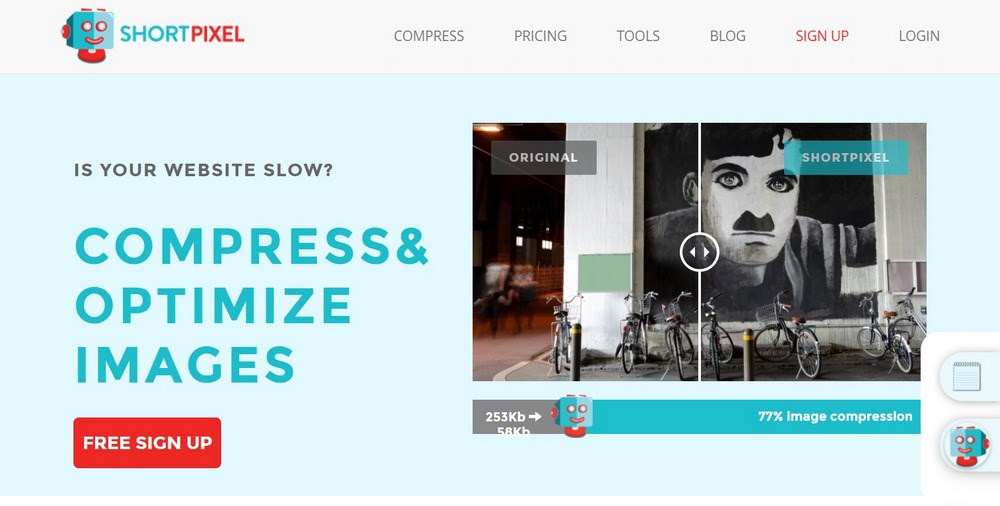 How To Use WebP Images in WordPress: The Complete Step-by-step Guide ShortPixel homepage