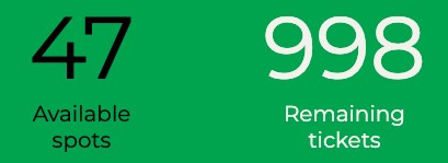 Scarcity Sells – 20 Best WordPress Countdown Timer Plugins To Boost Sales Spot remaining example