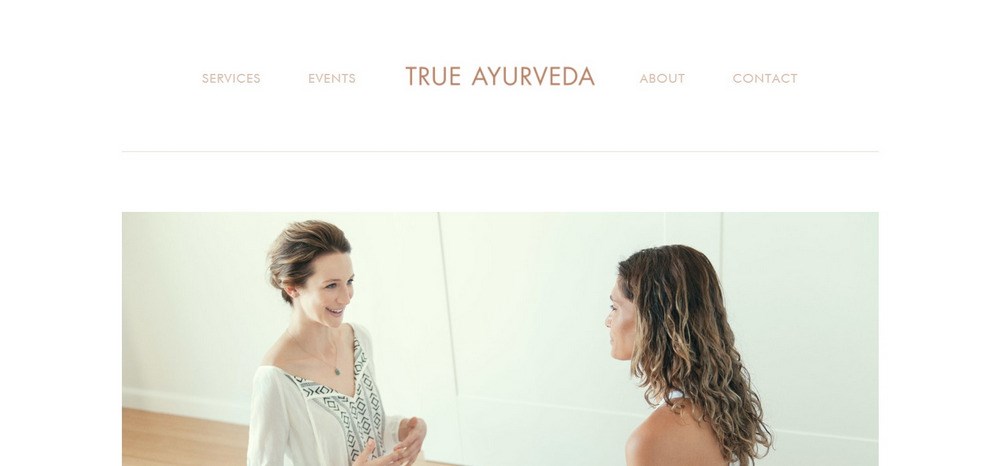 14 Best Yoga Websites: Web Design Inspirations for Studios and Teachers True Ayurveda website
