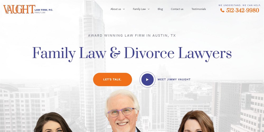 26 Best Law Firm Website Design Examples + Free Templates Vaught Law Firm website